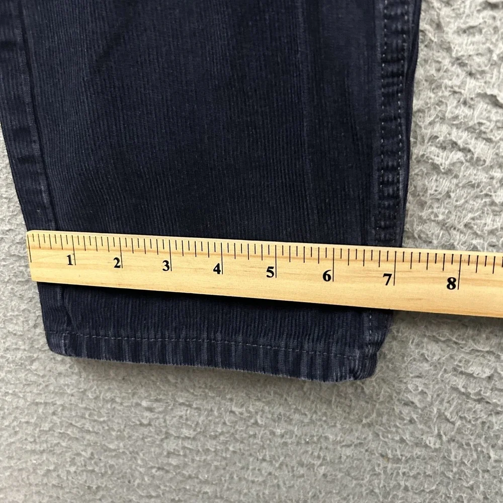 Levis Jeans Mens 33x30 Blue Corduroy‎ 502 Slim Tapered American Stretch Pants